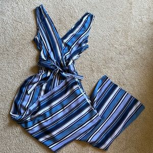 Xhilaration XS Striped Pantsuit